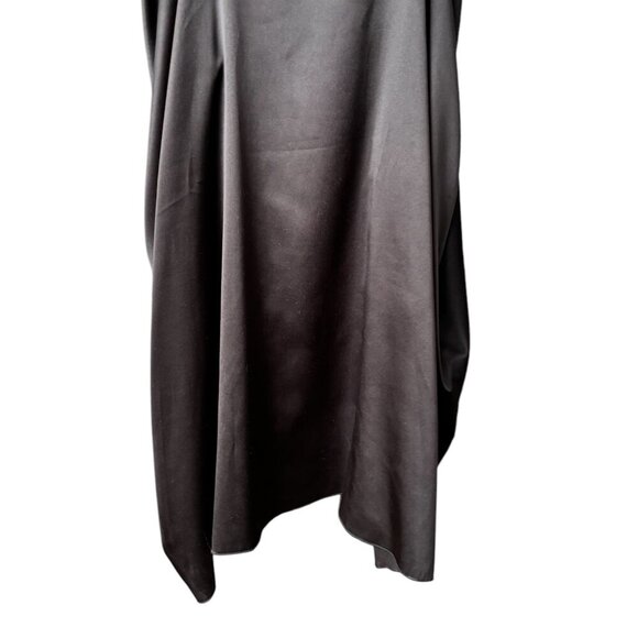 Athe Vanessa Bruno Black 100% Silk Elegant Black Cocoon Dress - Picture 5 of 14